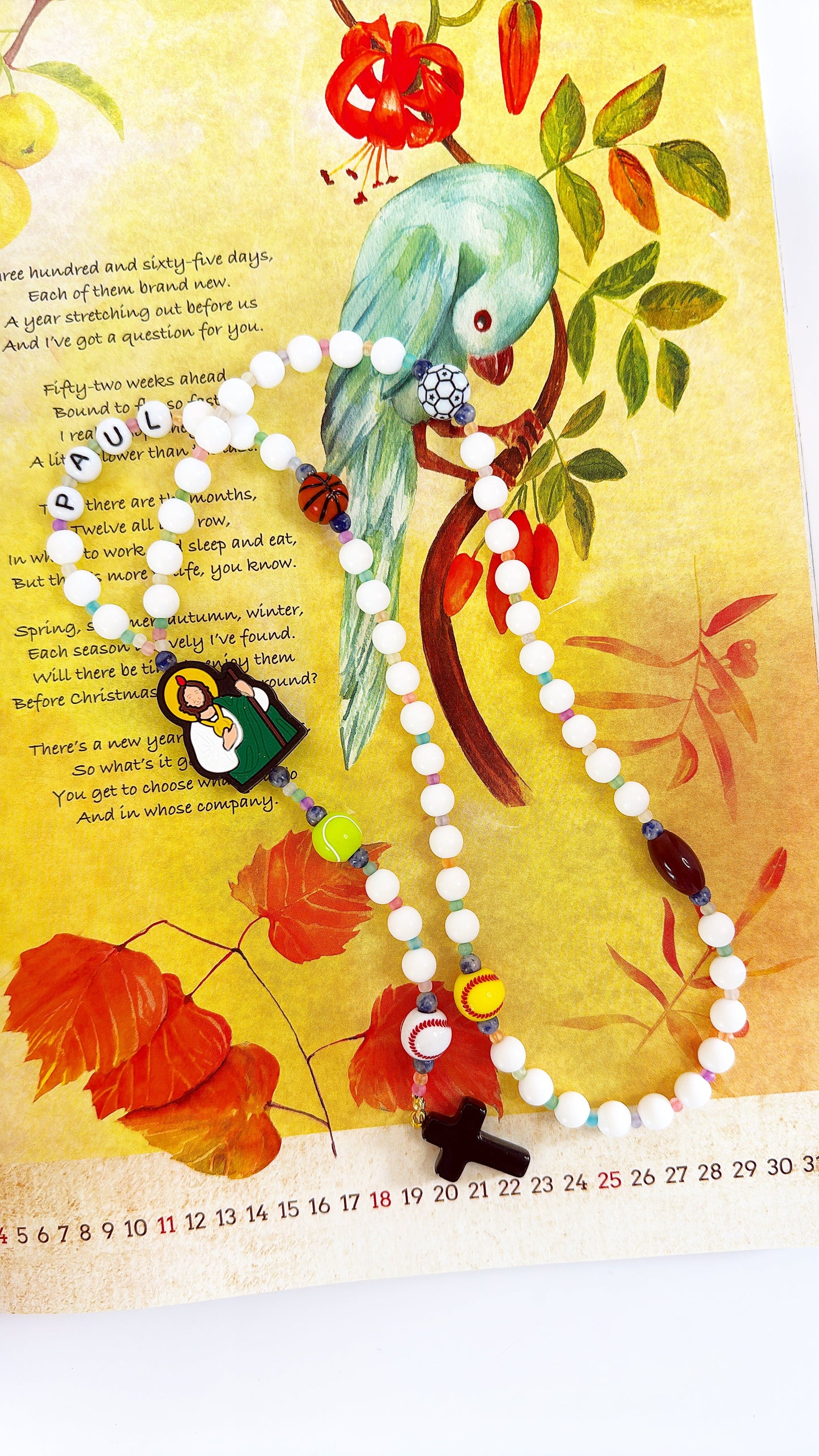 Little Champion Rosary | Custom Name Beads Option (up to 10 characters)