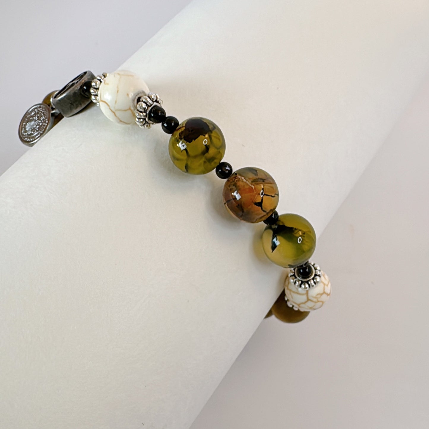 Earth & Grace 10mm Men's Rosary Bracelet