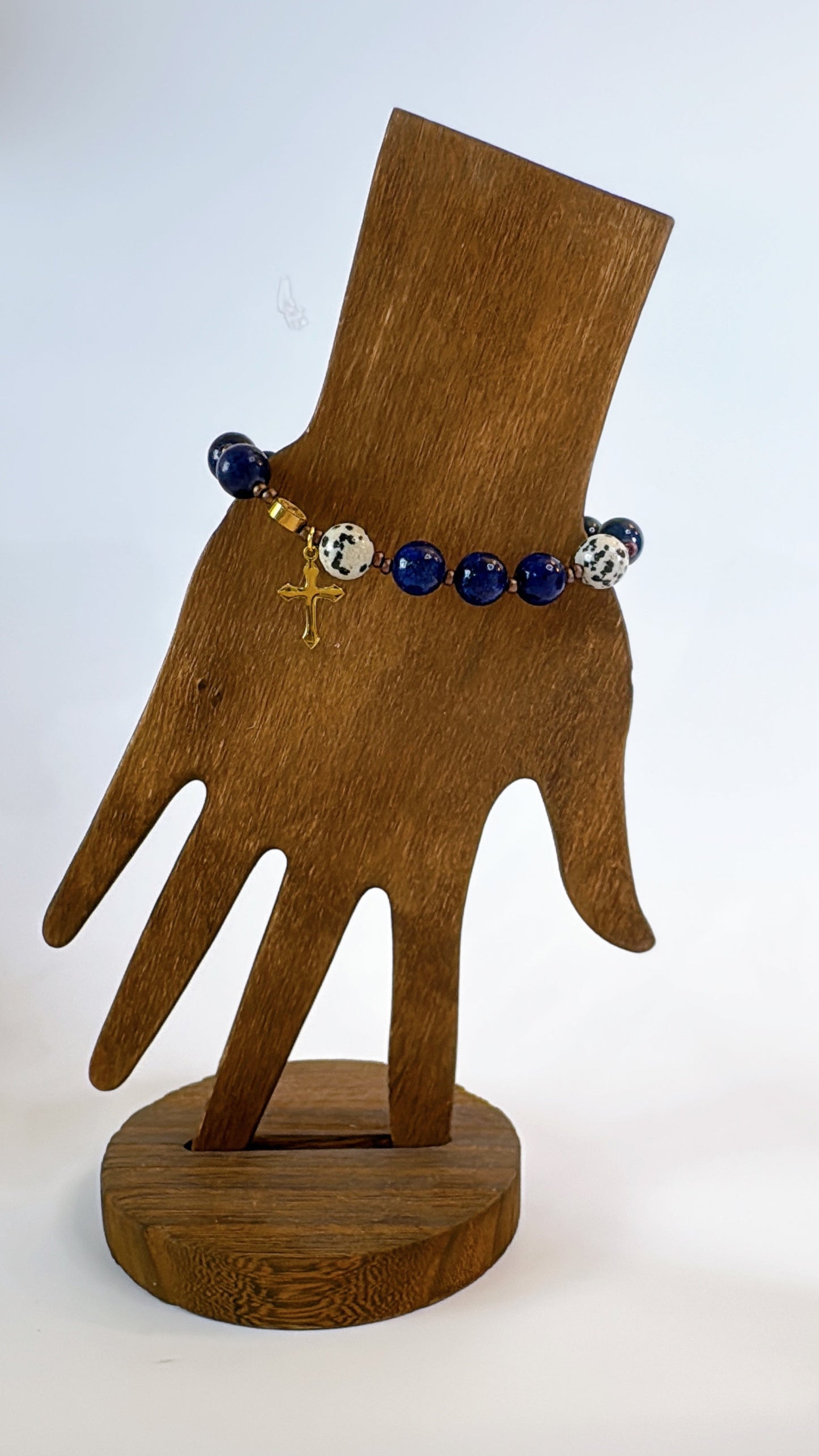 Deep Calling 10mm Men's Rosary Bracelet