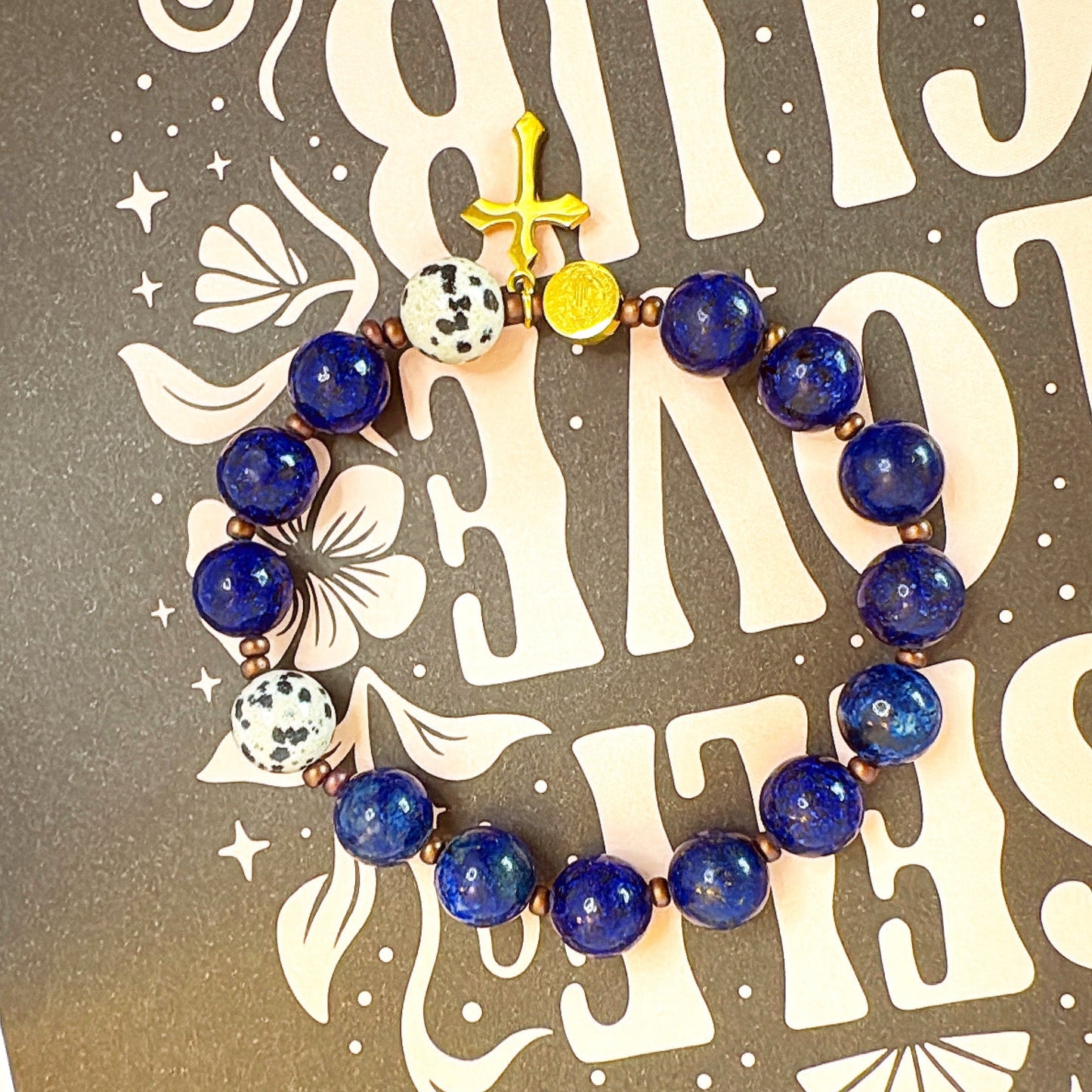 Deep Calling 10mm Men's Rosary Bracelet