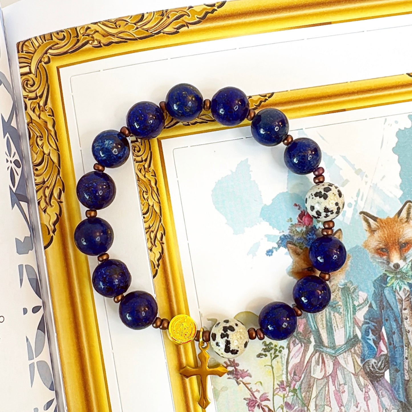 Deep Calling 10mm Men's Rosary Bracelet