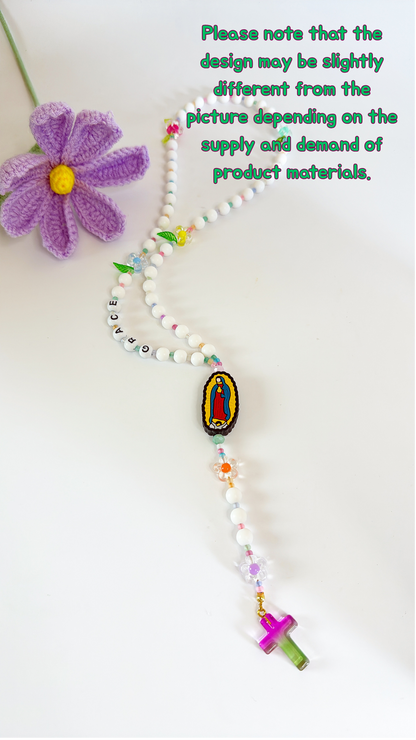 Garden of Grace Rosary for Children | Custom Name Beads Option (up to 10 characters)