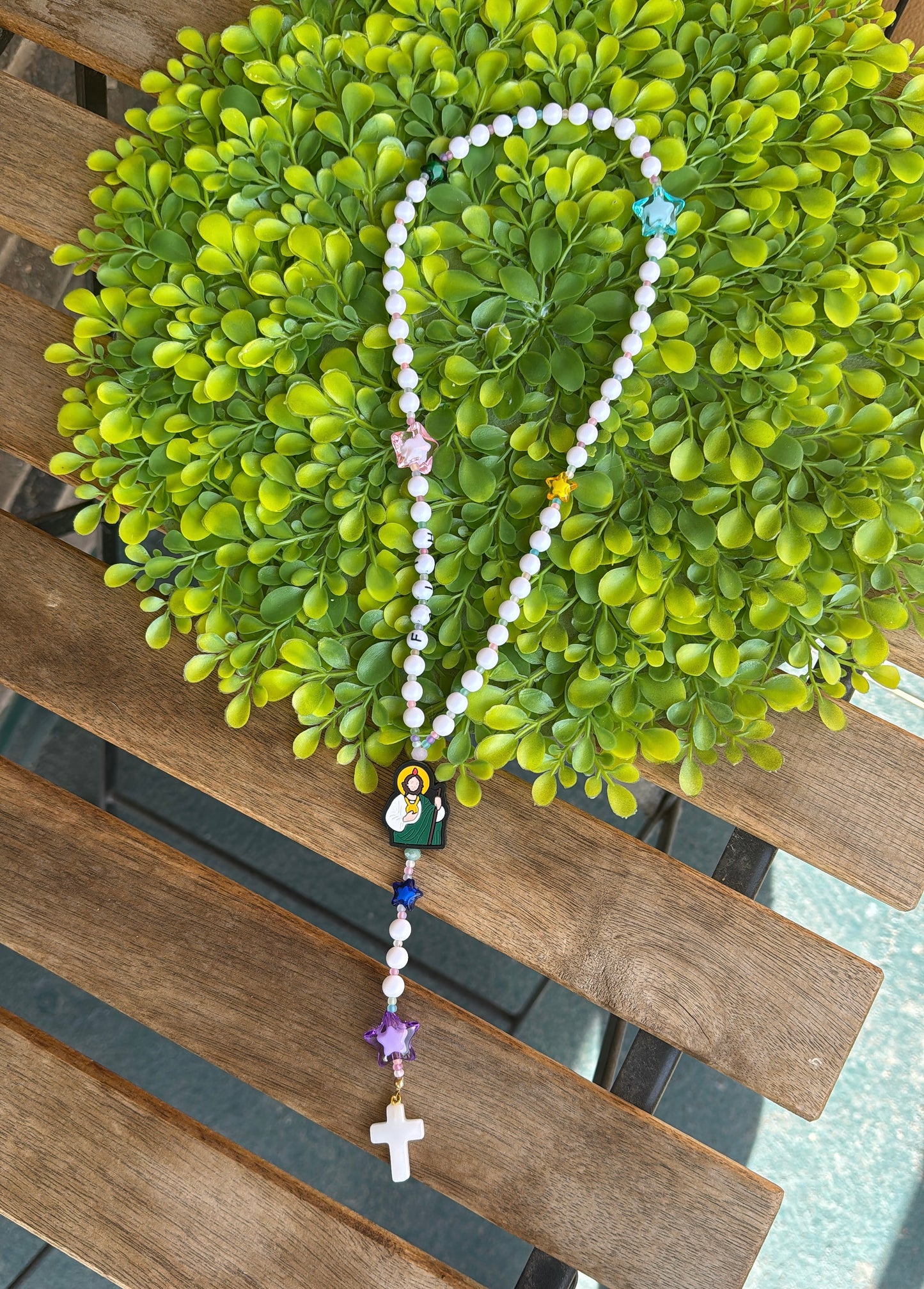 Starry Starry Kids Rosary  | Custom Name Rosary Gift for Children (up to 10 characters)