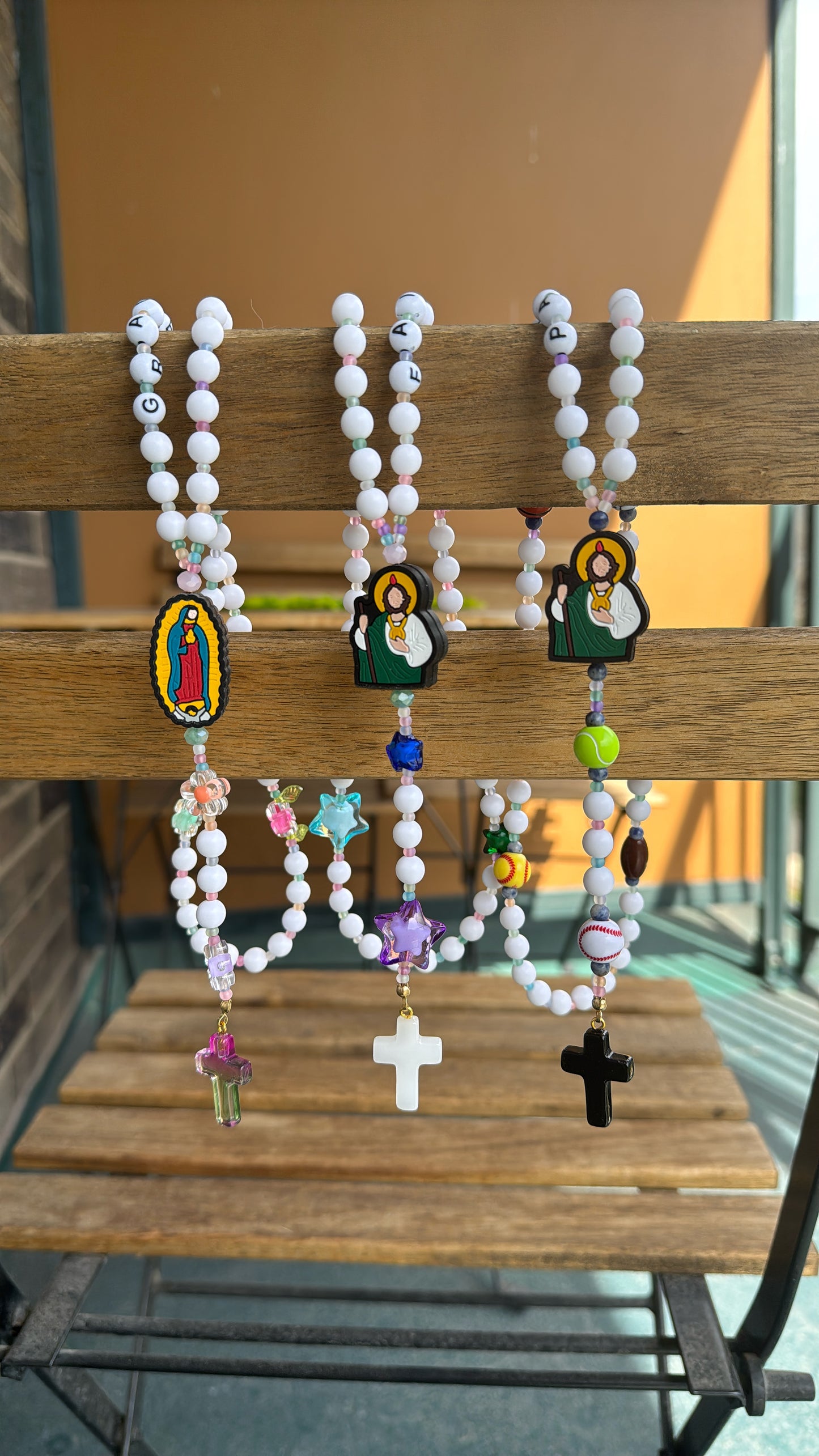 Little Champion Rosary  | Custom Name Beads Option (up to 10 characters)