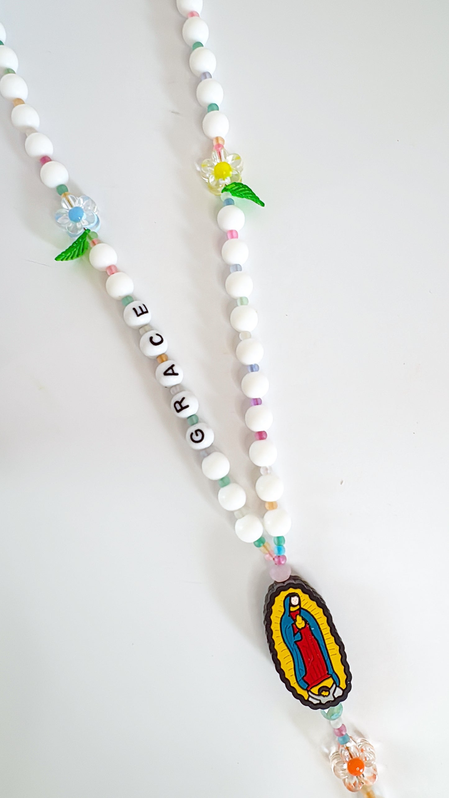 Garden of Grace Rosary for Children | Custom Name Beads Option (up to 10 characters)