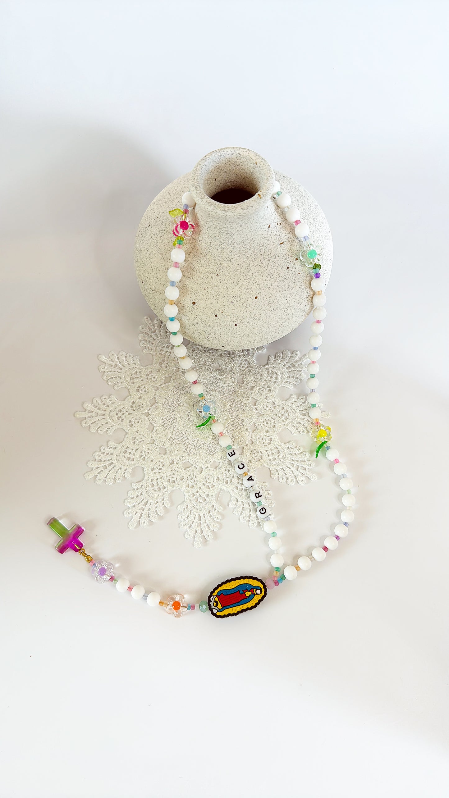 Garden of Grace Rosary for Children | Custom Name Beads Option (up to 10 characters)