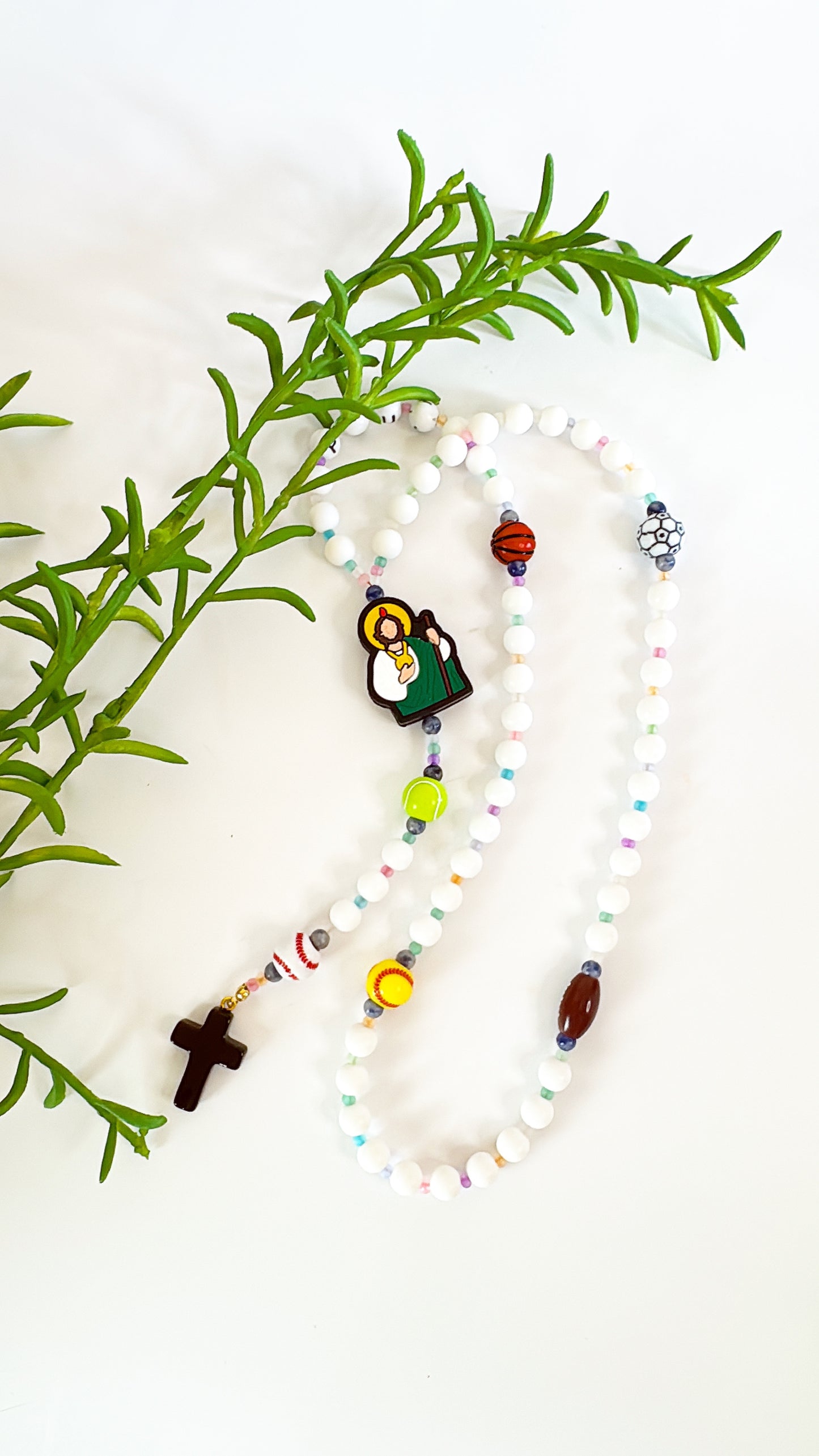Little Champion Rosary  | Custom Name Beads Option (up to 10 characters)