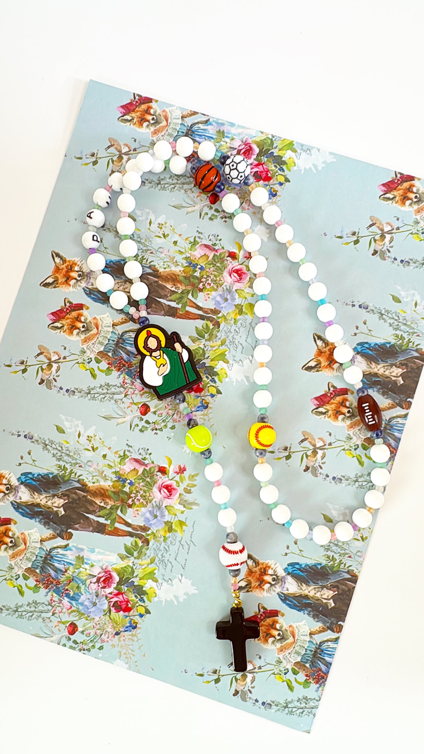 Little Champion Rosary  | Custom Name Beads Option (up to 10 characters)