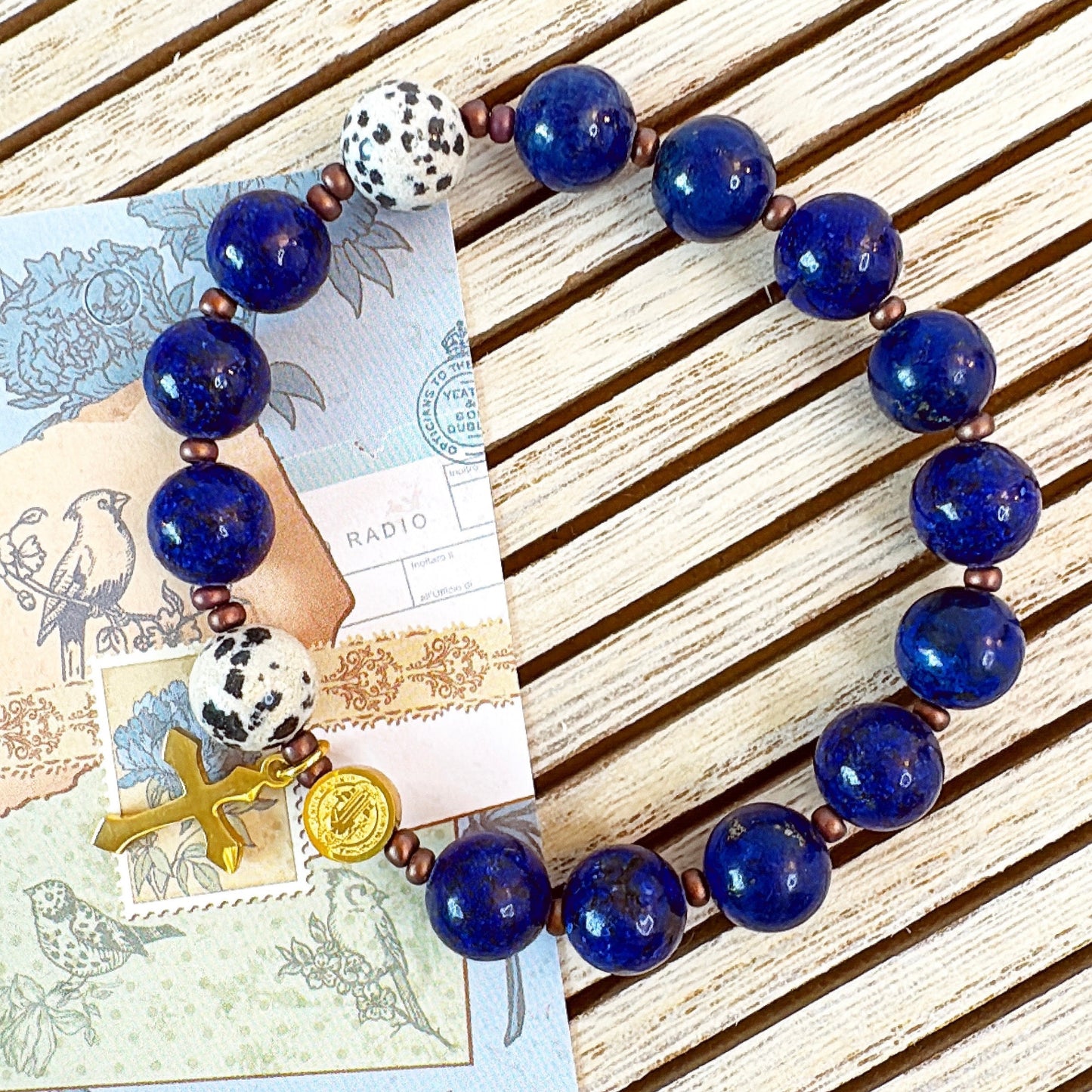 Deep Calling 10mm Men's Rosary Bracelet