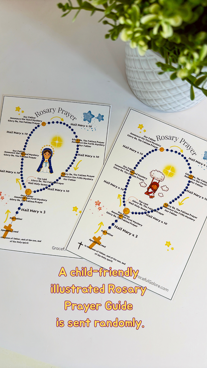 Little Champion Rosary  | Custom Name Beads Option (up to 10 characters)