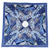 Blue Bonnet Square Silk Scarf